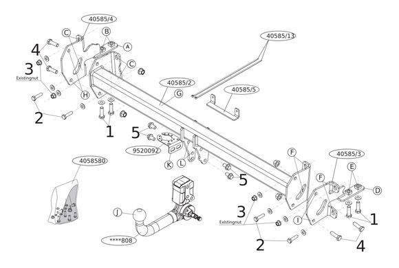 Фаркоп Byd Sealion 6 - Brink (Thule) 4058500