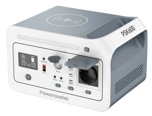 Зарядна станція Poweronetek PSK600 - 480Wh/AC 600W/60W () ціна 18 999 грн