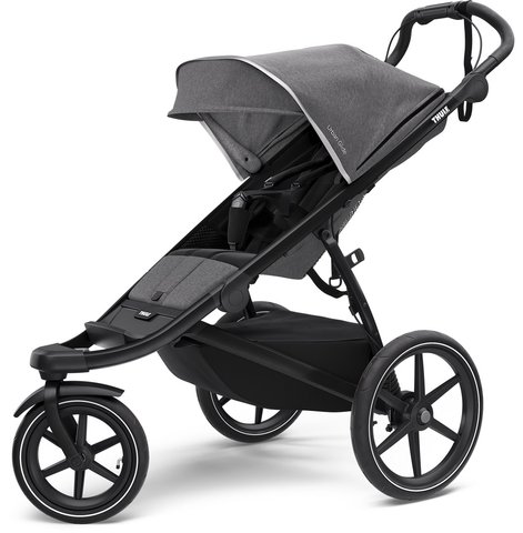 Дитяча коляска Thule Urban Glide 2 (Grey Melange on Black) ціна 32 999 грн