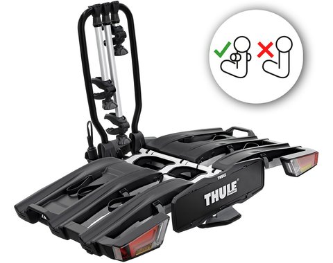 Велокрепление Thule EasyFold XT (Fix4Bike) на фаркоп автомобиля (Aluminium) цена 46 499 грн