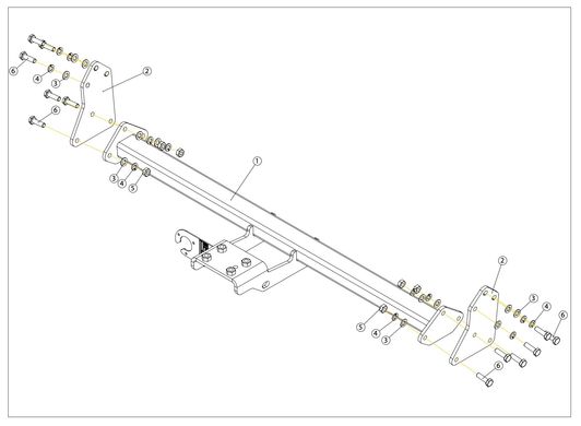 Фаркоп Maxus Mifa / Euniq 6 - GDW 2804T35 () ціна 29 052 грн