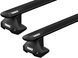 Багажник на дах Thule WingBar Evo Black для Toyota Aygo (mkII)(5-дв.) 2014&rarr; гладкий дах