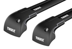 Комплект багажника с аэродинамическими алюминиевыми дугами Thule WingBar Edge Black (Черный) цена 9 198 грн