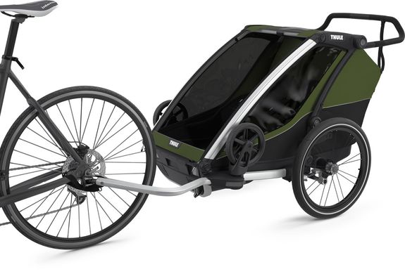Мультиспортивный велоприцеп Thule Chariot Cab 2 (Cypress Green) цена 51 999 грн