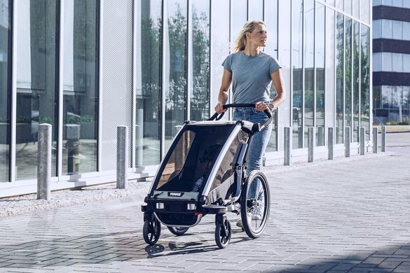 Прицеп - детская коляска Thule Chariot Lite (Agave) цена 38 999 грн