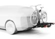 Thule EasyFold XT 3 - складной велобагажник на фаркоп автомобиля (Aluminium) цена 46 499 грн