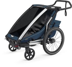 Мультиспортивная детская коляска Thule Chariot Cross (Majolica Blue) цена 29 999 грн