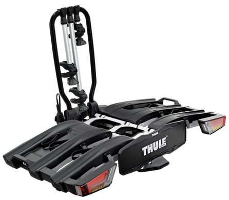 Thule EasyFold XT 3 - складной велобагажник на фаркоп автомобиля (Aluminium) цена 42 599 грн