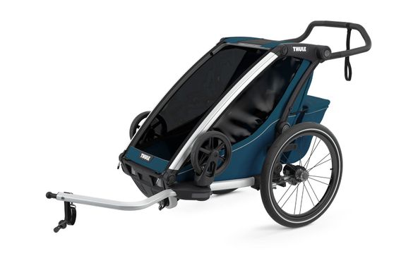 Мультиспортивная детская коляска Thule Chariot Cross (Majolica Blue) цена 43 999 грн