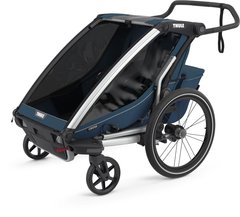 Мультиспортивна дитяча коляска Thule Chariot Cross (Majolica Blue) ціна 32 999 грн